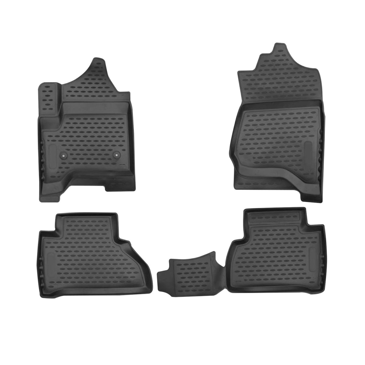 GMC Yukon XL Floor Mats - Omac - 3D TPE - Black - '15-'20